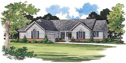 Ranch Elevation of Plan 95215