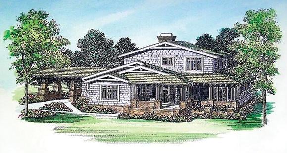 House Plan 95216 Elevation