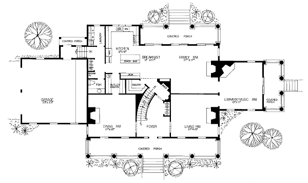 Colonial Southern Level One of Plan 95218