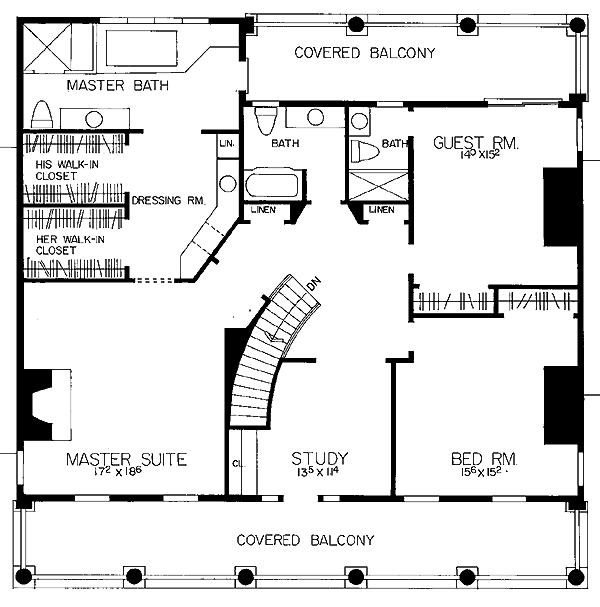 Colonial Southern Level Two of Plan 95218