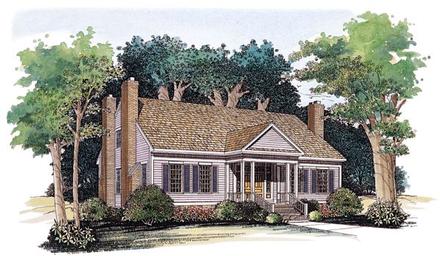 Colonial Elevation of Plan 95221
