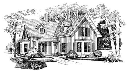 Country Traditional Elevation of Plan 95223