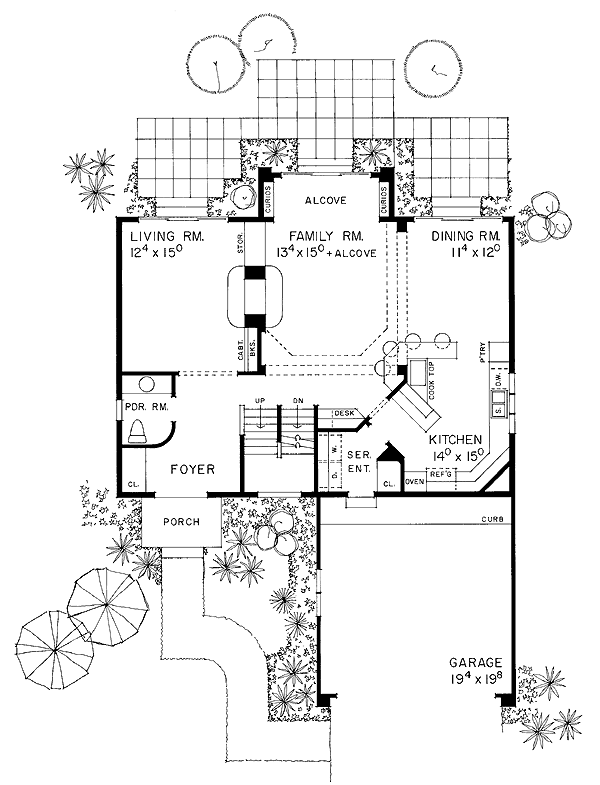 Contemporary Level One of Plan 95229
