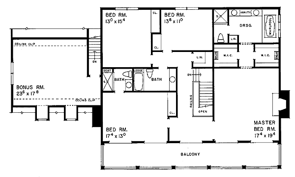 Colonial Southern Level Two of Plan 95232