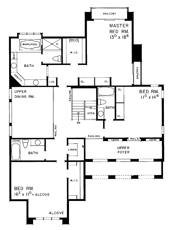 Mediterranean Level Two of Plan 95236