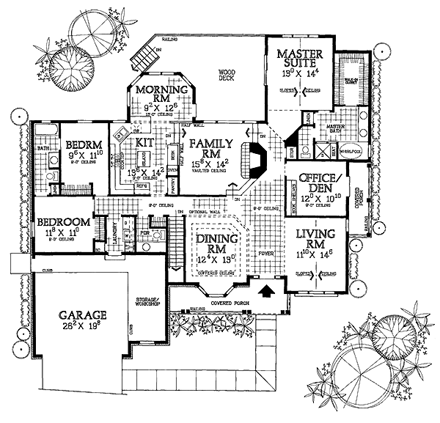 House Plan 95238 First Level Plan