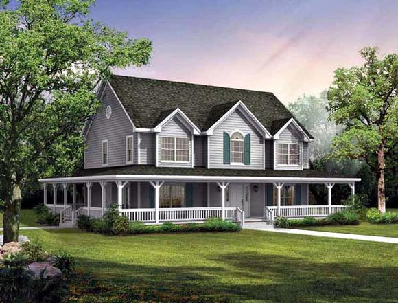 House Plan 95243 Elevation