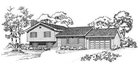 Ranch Elevation of Plan 95260