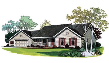 Ranch Elevation of Plan 95267