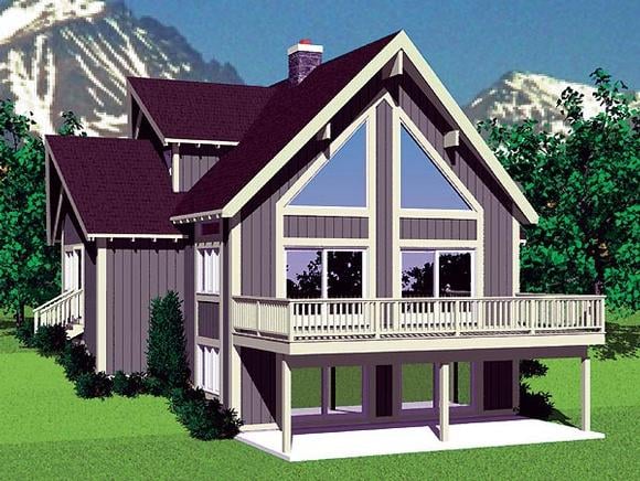 House Plan 95269 Elevation