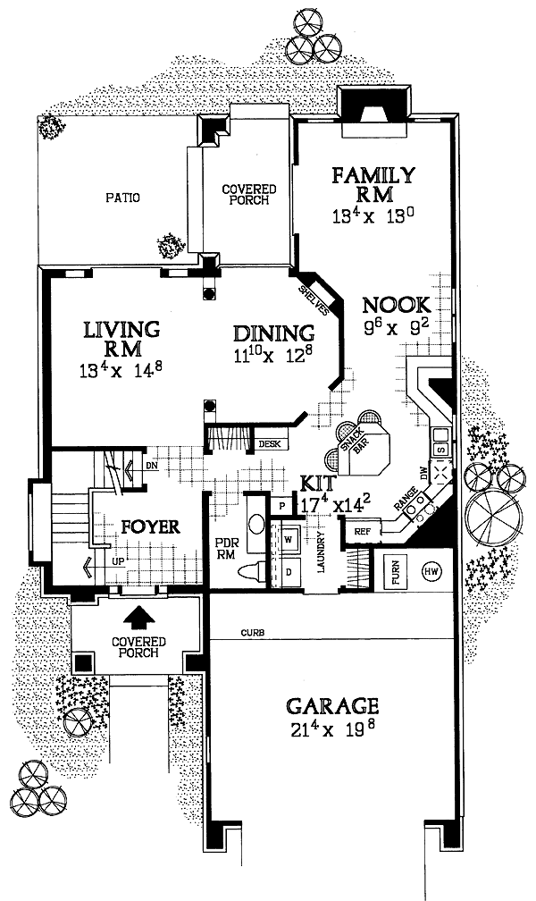 Contemporary Level One of Plan 95276