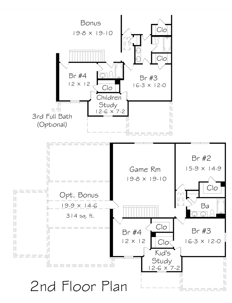 Traditional Level Two of Plan 95329