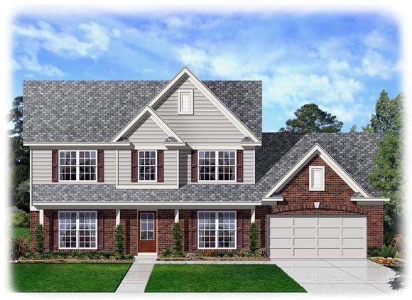 House Plan 95330 Elevation