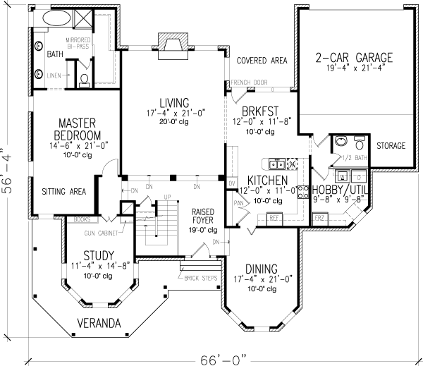 Country Victorian Level One of Plan 95500