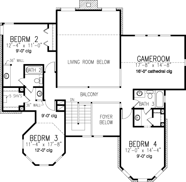 Country Victorian Level Two of Plan 95500