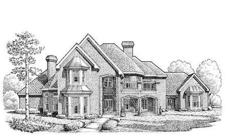 European Elevation of Plan 95503