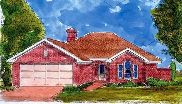 House Plan 95515 Elevation