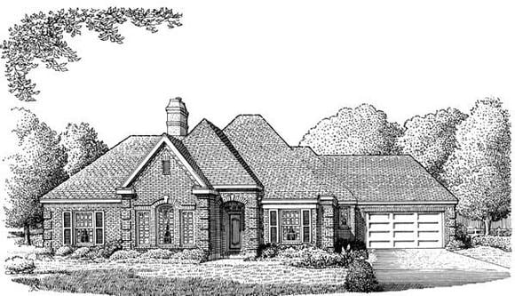 House Plan 95520 Elevation