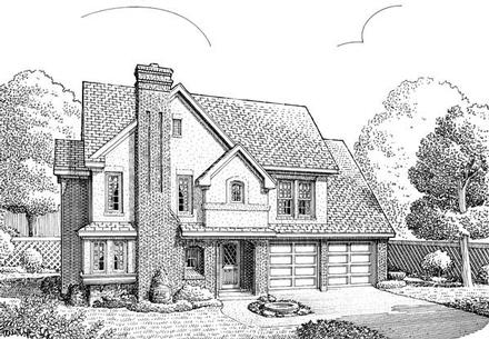 European Elevation of Plan 95531