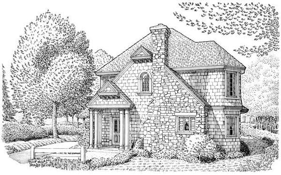 House Plan 95533 Elevation