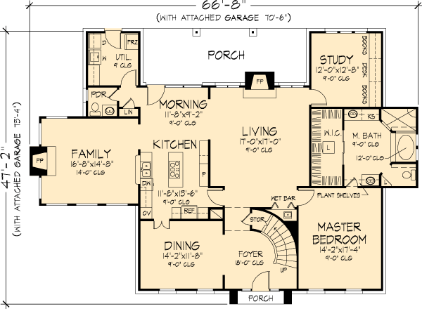 Colonial European Level One of Plan 95548