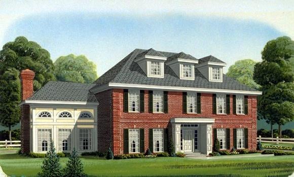 House Plan 95548 Elevation