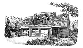 Plan 95553 - 742 Square Feet