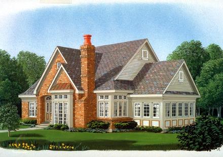 House Plan 95566 Elevation