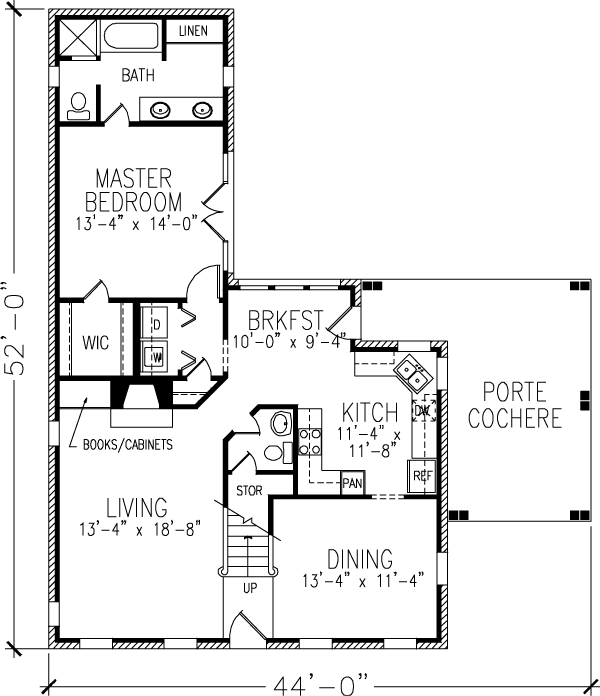 Cape Cod Colonial Level One of Plan 95572