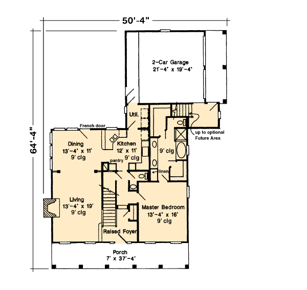 Country Southern Level One of Plan 95585