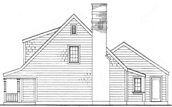 Bungalow, Country, Craftsman Plan with 1527 Sq. Ft., 3 Bedrooms, 2 Bathrooms, 2 Car Garage Picture 5