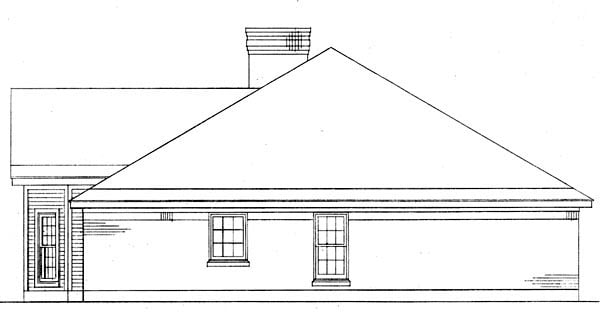 Country, One-Story, Victorian Plan with 1614 Sq. Ft., 3 Bedrooms, 2 Bathrooms, 2 Car Garage Picture 3