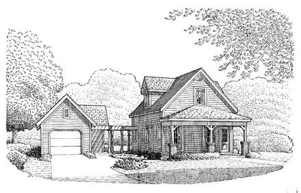 House Plan 95642 Elevation