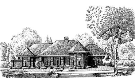 House Plan 95651 Elevation