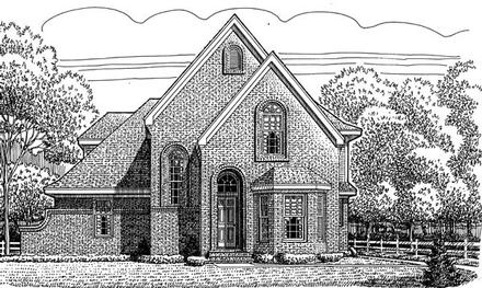 European Elevation of Plan 95658