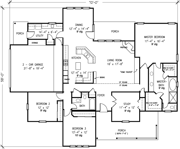 Country Victorian Level One of Plan 95659