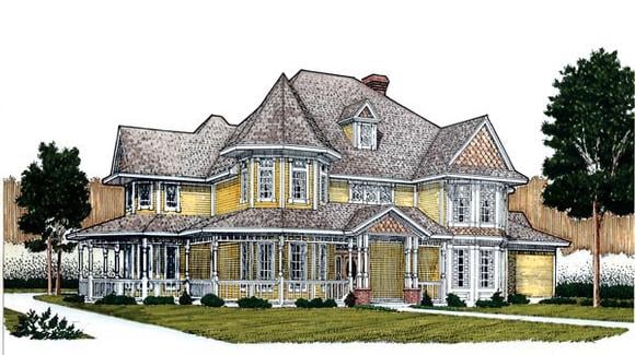 House Plan 95692 Elevation