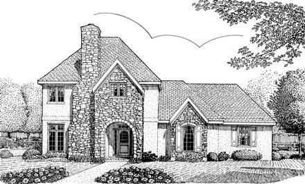 European Elevation of Plan 95697