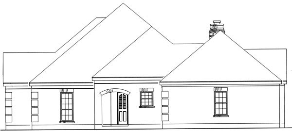 European Plan with 1848 Sq. Ft., 3 Bedrooms, 2 Bathrooms, 2 Car Garage Picture 4