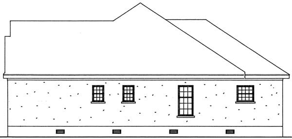 Bungalow, Cottage, Craftsman Plan with 1621 Sq. Ft., 3 Bedrooms, 2 Bathrooms Picture 4