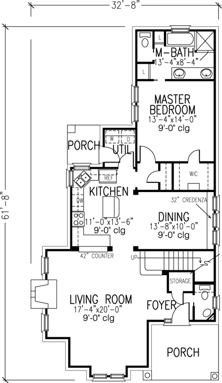 House Plan 95714 First Level Plan
