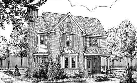 House Plan 95714 Elevation