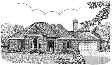 European Elevation of Plan 95739