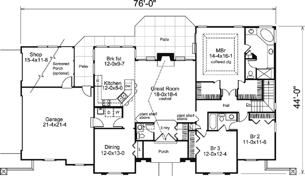 Florida Ranch Southwest Level One of Plan 95804