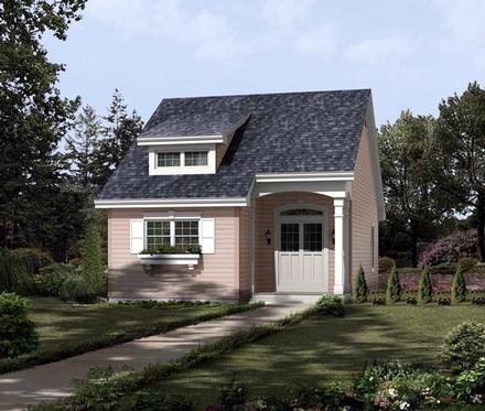 Contemporary Traditional Elevation of Plan 95813