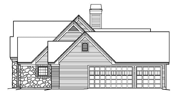 Country, Ranch, Traditional Plan with 2859 Sq. Ft., 3 Bedrooms, 3 Bathrooms, 3 Car Garage Picture 3