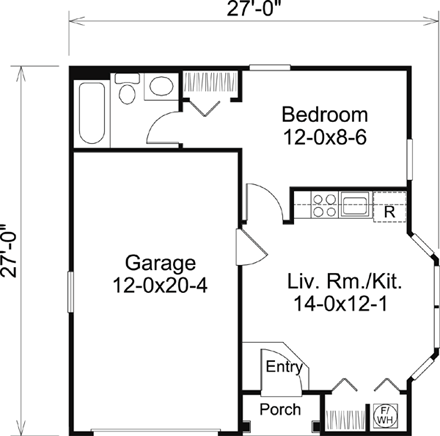 House Plan 95834 First Level Plan