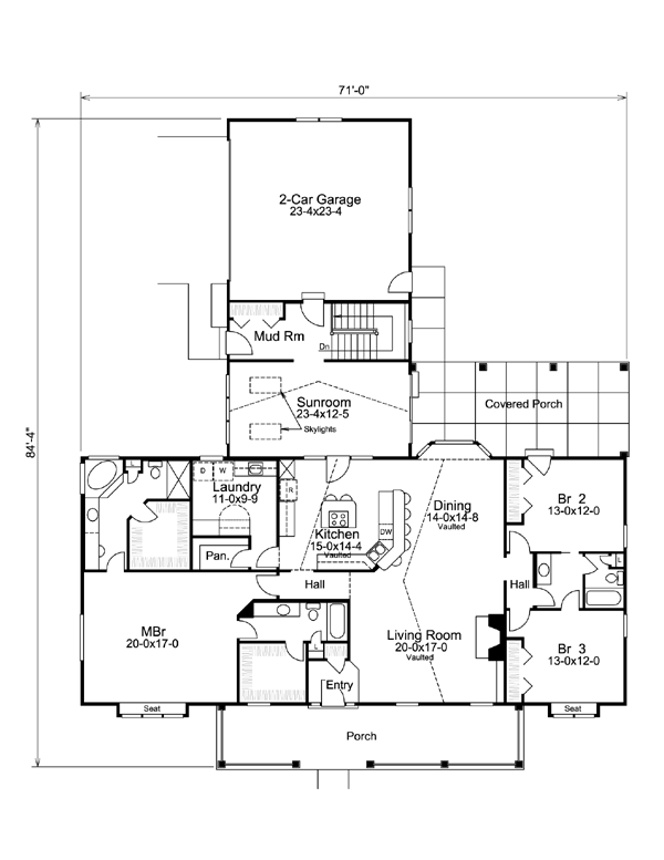 Country Ranch Level One of Plan 95842