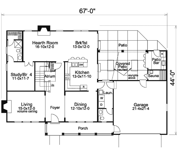 Contemporary Country Level One of Plan 95847