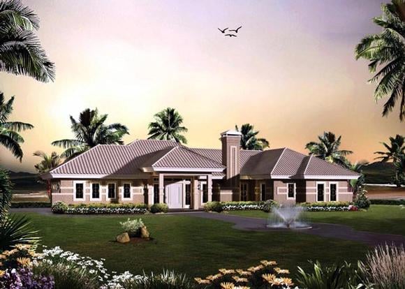 House Plan 95868 Elevation